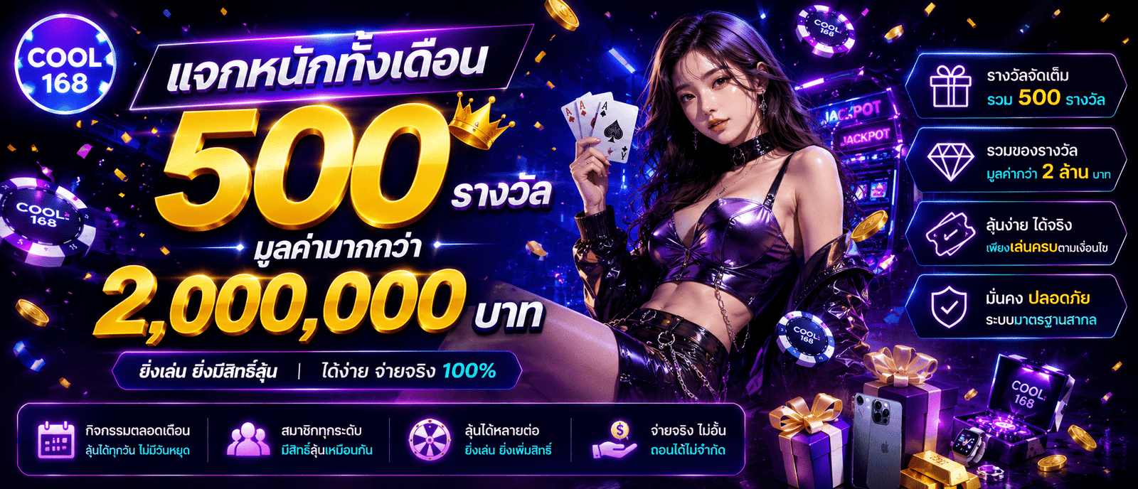 แจกหนักทั้งเดือน 500 รางวัลมูลค่ามากกว่า 2 ล้าน บาท
